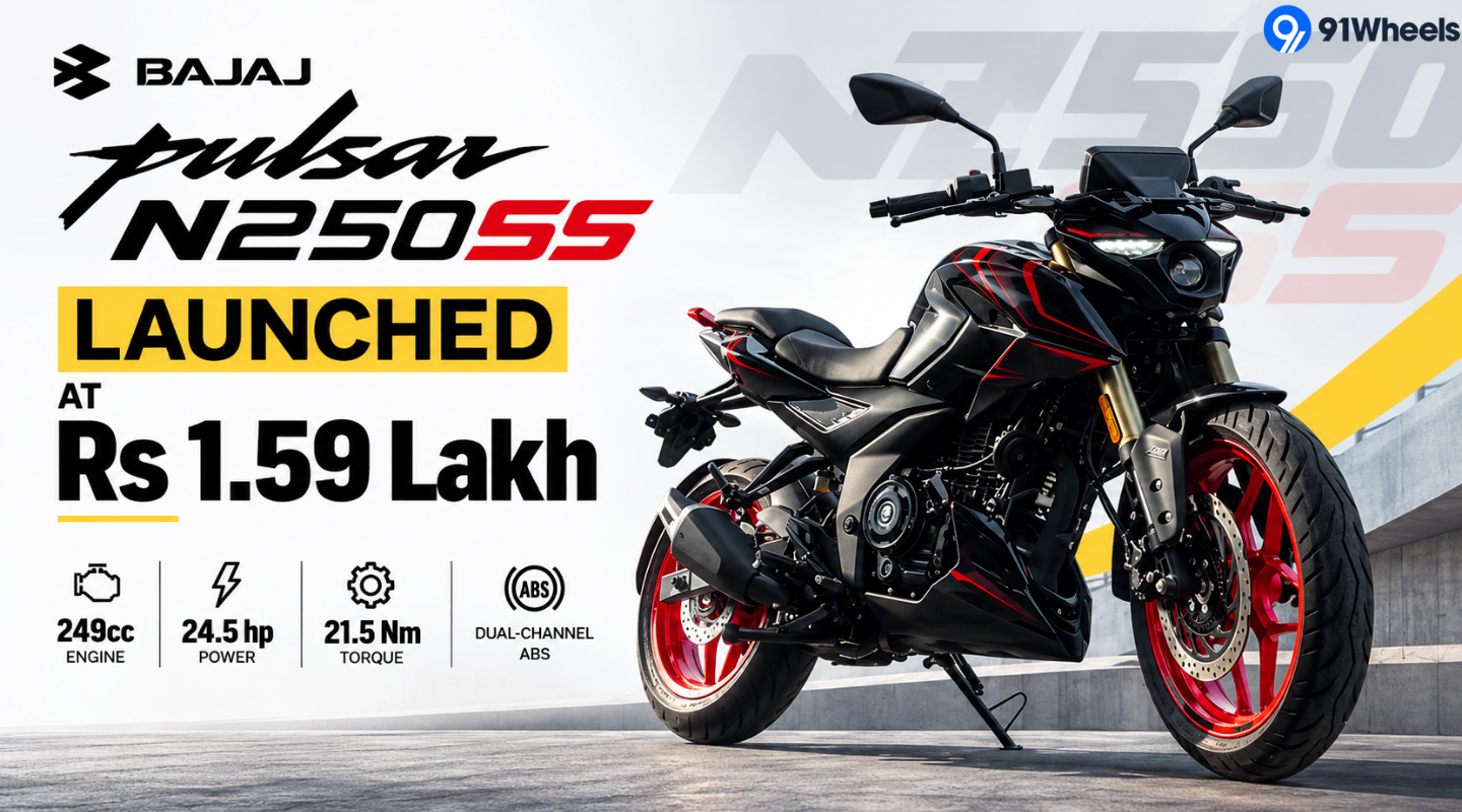 Bajaj Pulsar N250SS Launched at Rs 1.59 Lakh With 4-Valve Engine and TFT Console